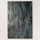 さざなみのある水シリーズの滑らかな石、写真1 ジグソーパズル (縦)