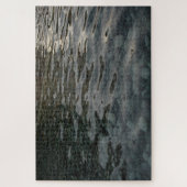 さざなみのある水シリーズの滑らかな石、写真4 ジグソーパズル (縦)