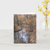 さざめく小川 カード (黄色い花)