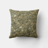 さざ波の下の貝殻 クッション (裏面)