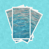 さざ波の熱帯アクアブルーウォーター