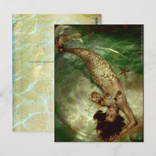 さざ波の魔法 ポストカード (正面/裏面)