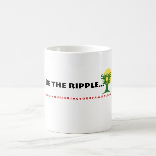 さざ波の…マグがあって下さい コーヒーマグカップ (中央)