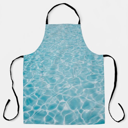 さざ波打つ青い水 エプロン (正面)
