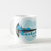 さざ波旅行のマグ! コーヒーマグカップ (正面左)