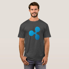さざ波(XRP)のロゴ- Tシャツ