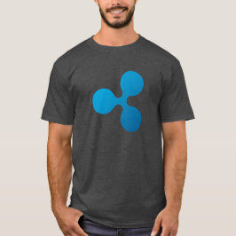 さざ波(XRP)のロゴ- Tシャツ