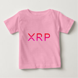 さざ波、xrp、ベビー、女の子 ベビーTシャツ