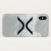 さざ波XRPのiphoneの場合 Case-Mate iPhoneケース (裏面(横))