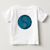 さそり座と水のネズミ ベビーTシャツ (裏面)