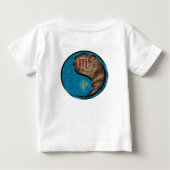 さそり座と申（さる）年 ベビーTシャツ (裏面)