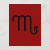 さそり座のポストカード ポストカード (正面)