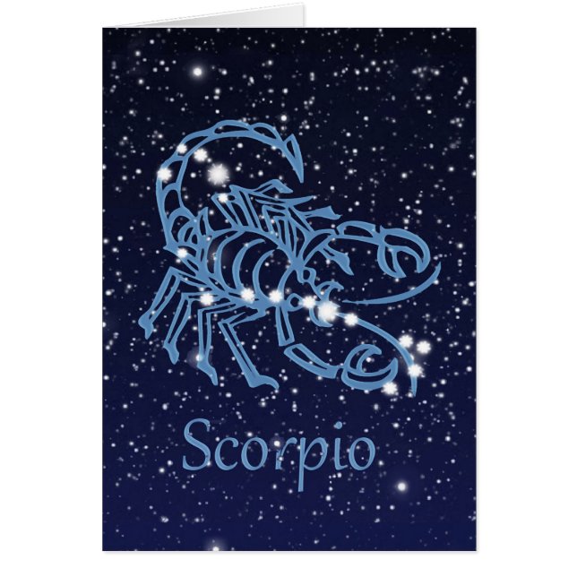さそり座の星座と星々 (正面)