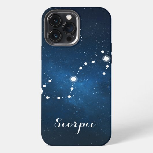 さそり座の星座 iPhoneケース (裏面)