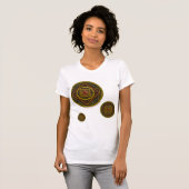 さそり座の曼荼羅柄ライトシャツ(女性用) Tシャツ (正面フル)
