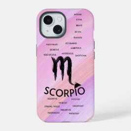 さそり座の特徴を持つ女性向けグッズ iPhone 15ケース