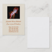 さそり座の蝶形星雲 コーリングカード (正面/裏面)