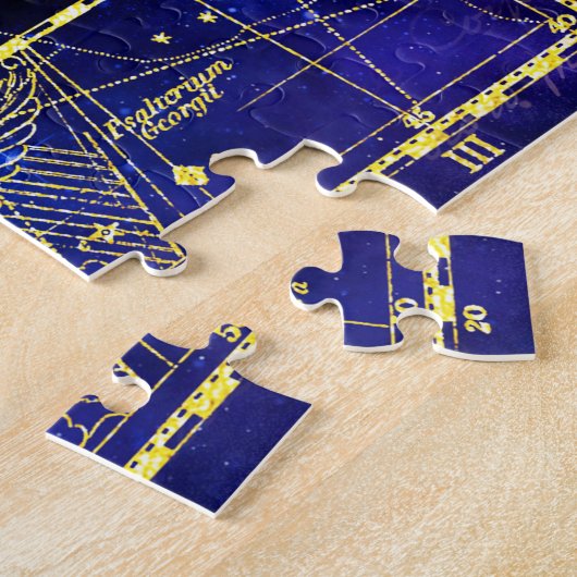 さそり座。 ジグソーパズル (側面)