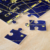 さそり座。 ジグソーパズル (側面)