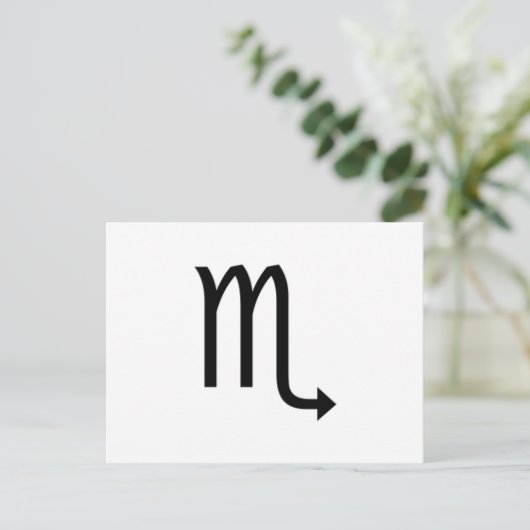 さそり座 ポストカード (スタンド正面)