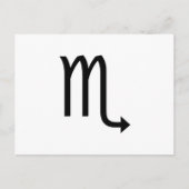 さそり座 ポストカード (正面)