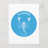 さそり座, 十二星座, 星占い, 占星術 ポストカード (正面)