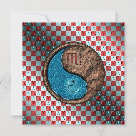 さそり座 & 地のヘビ カード (正面)