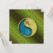 さそり座 & 金の羊 カード (正面/裏面インサイチュ)