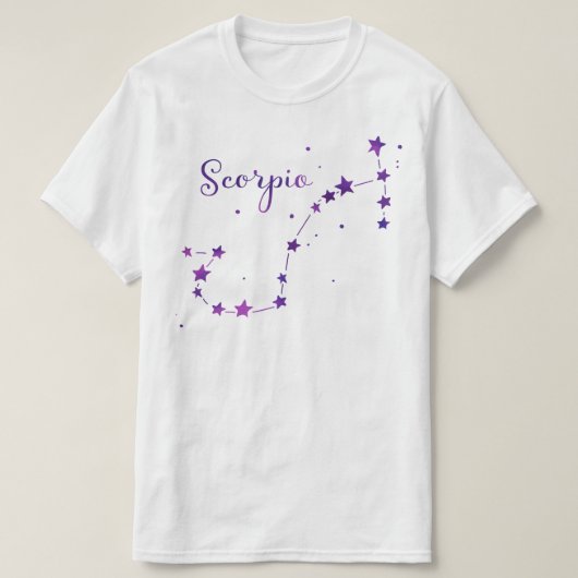 さそり座Tシャツ Tシャツ (デザイン正面)
