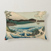 さた日本の広重アートの海 アクセントクッション (正面)