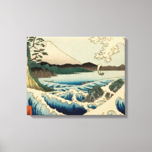 さた日本の広重アートの海 キャンバスプリント