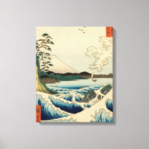 さた日本の広重アートの海 キャンバスプリント