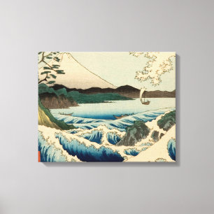 さた日本の広重アートの海 キャンバスプリント