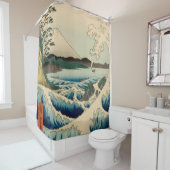 さた日本の広重アートの海 シャワーカーテン (インサイチュ)