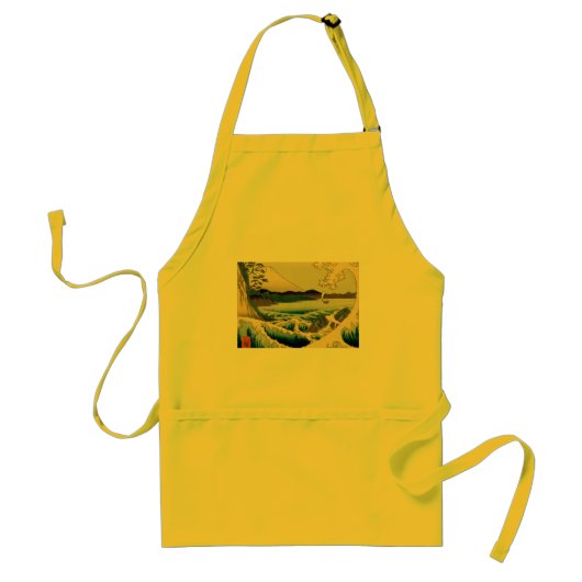 さた日本の広重アートの海 スタンダードエプロン (正面)