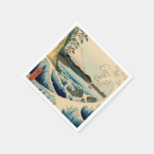 さた日本の広重アートの海 スタンダードカクテルナプキン (角)
