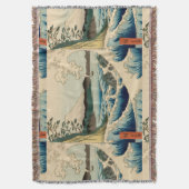 さた日本の広重アートの海 スローブランケット (正面縦)