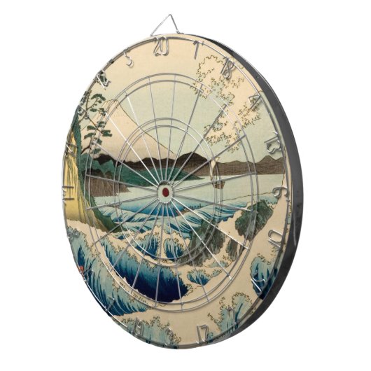 さた日本の広重アートの海 ダーツボード (正面右)