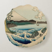 さた日本の広重アートの海 ラウンドクッション (裏面)