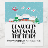 さっいけな救てサンタさんおもしろい。 ワインラベル (シングルラベル)