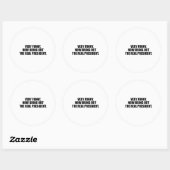 さっおもしろいて社長を出せ実在よ ラウンドシール (シート)