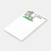 「さっき歯を磨いてもらったの」 ポストイット (アングル)