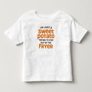 さつまいもユーモア トドラーTシャツ