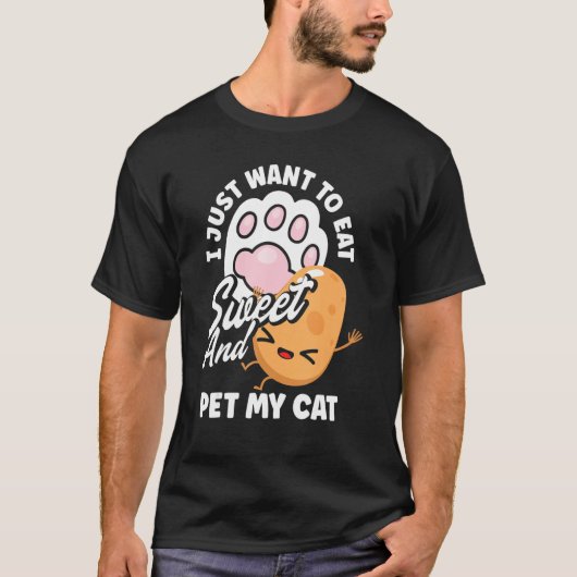 さつまいも野菜キャットオーナー Tシャツ (正面)