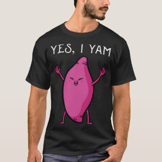 さつまいも ヤム 結婚記念日 マッチング ウェディング Tシャツ