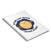 さてんを逆さまに笑顔にしよう 面白い惑星パン ノートブック (右側)