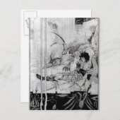 さてアーサー王は奇妙な獣を見た ポストカード (正面/裏面)