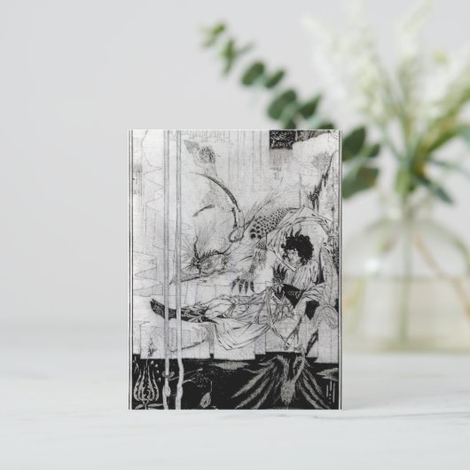 さてアーサー王は奇妙な獣を見た ポストカード (スタンド正面)