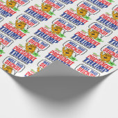 さて最低この…...トランプ大統領 ラッピングペーパー (角)