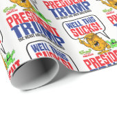 さて最低この…...トランプ大統領 ラッピングペーパー (ロールコーナー)